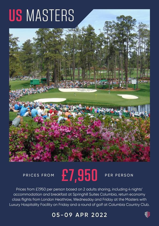 US Masters 2022 Packages